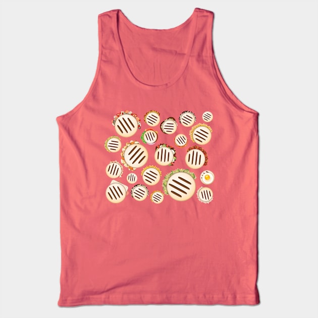 Arepa Pattern Venezuela Tank Top by MIMOgoShopping